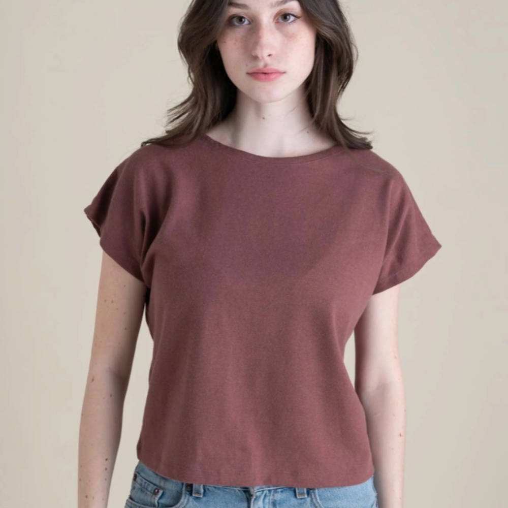 Conscious Clothing SATRUDAY TEE, Russet, Medium